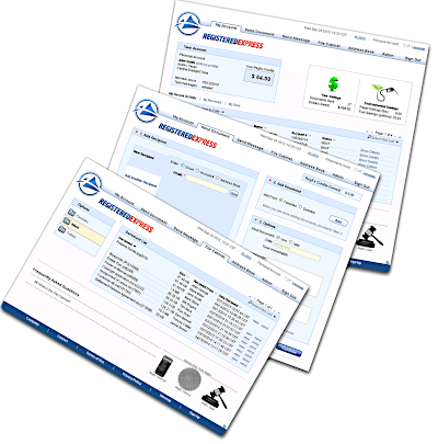 screenshots of web based document tracking software