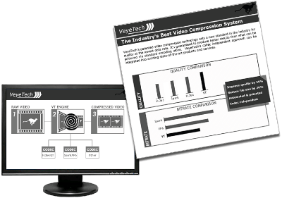 screenshot of custom video compression software